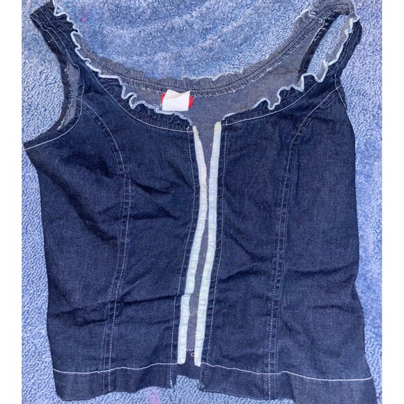 Denim vintage corset y2k - Picture 1 of 2